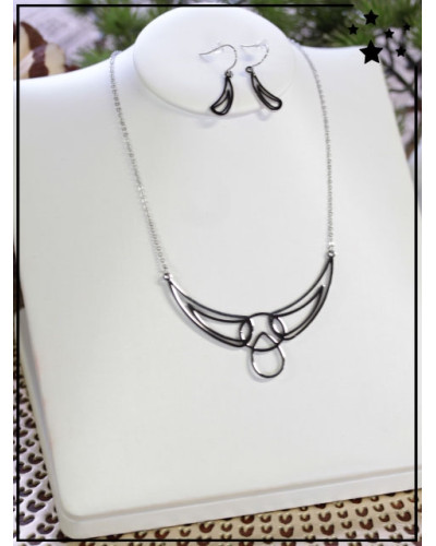 Parure - Façon ange - Argenté