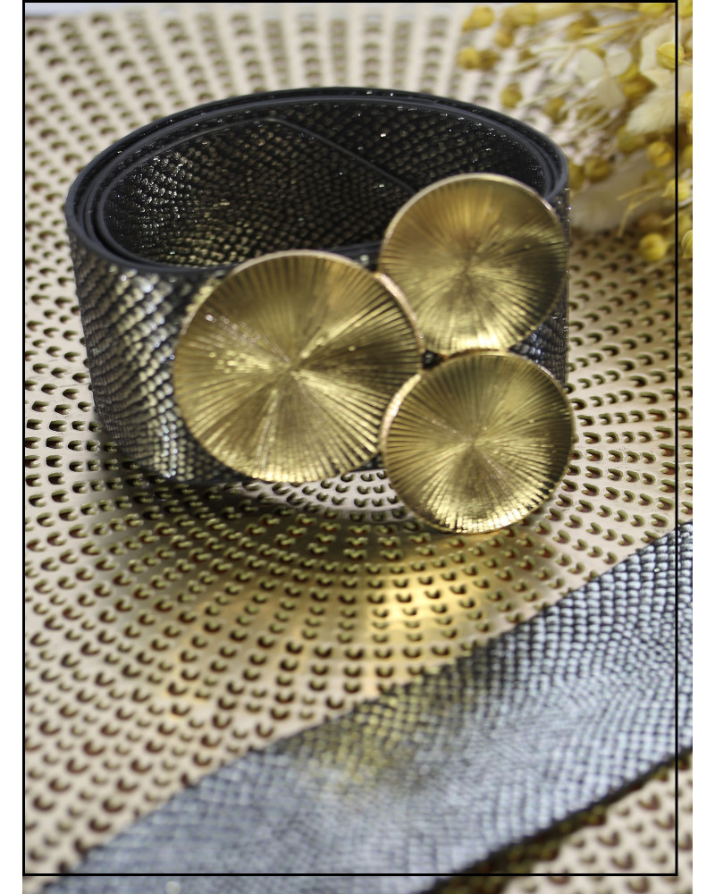 Ceinture - Boucle fantaisie - Argenté