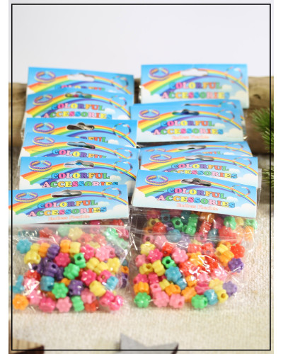 Perles fleurs - Multi