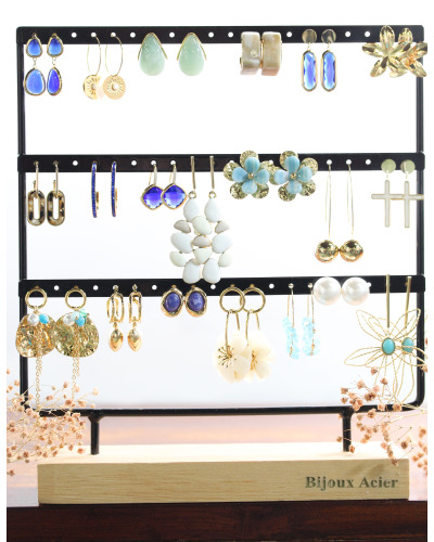 Boucles d’oreilles femme en lots acier inoxydable | Grossiste Cocconelle