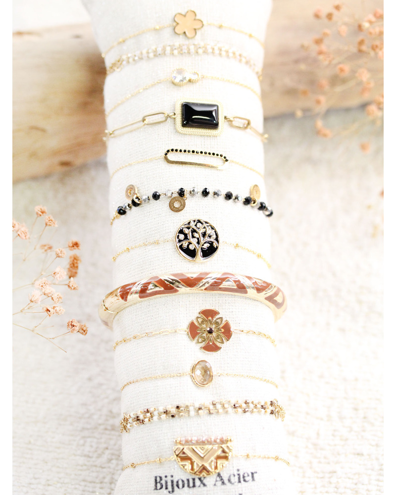 Bracelets émaillés colorés femme  Bracelet manchette tendance | Cocconelle