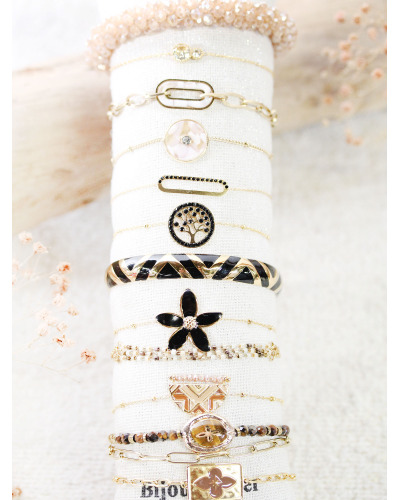 Bracelets émaillés colorés femme  Bracelet manchette tendance | Cocconelle